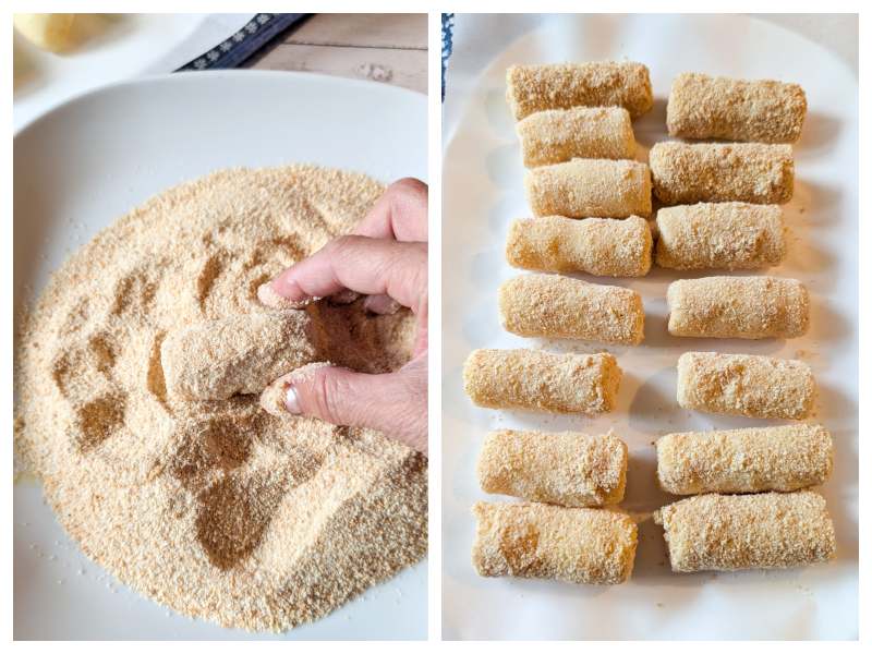 Italian potato croquettes recipe step 5