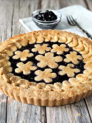 blueberry jam crostata recipe