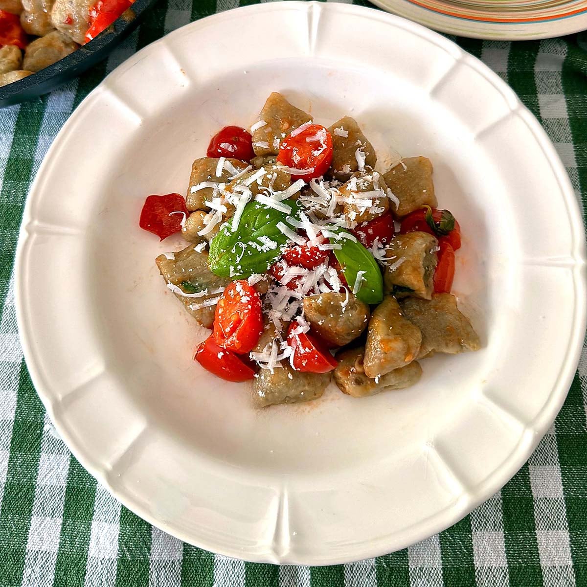Italian Eggplant Gnocchi with Cherry Tomato Sauce