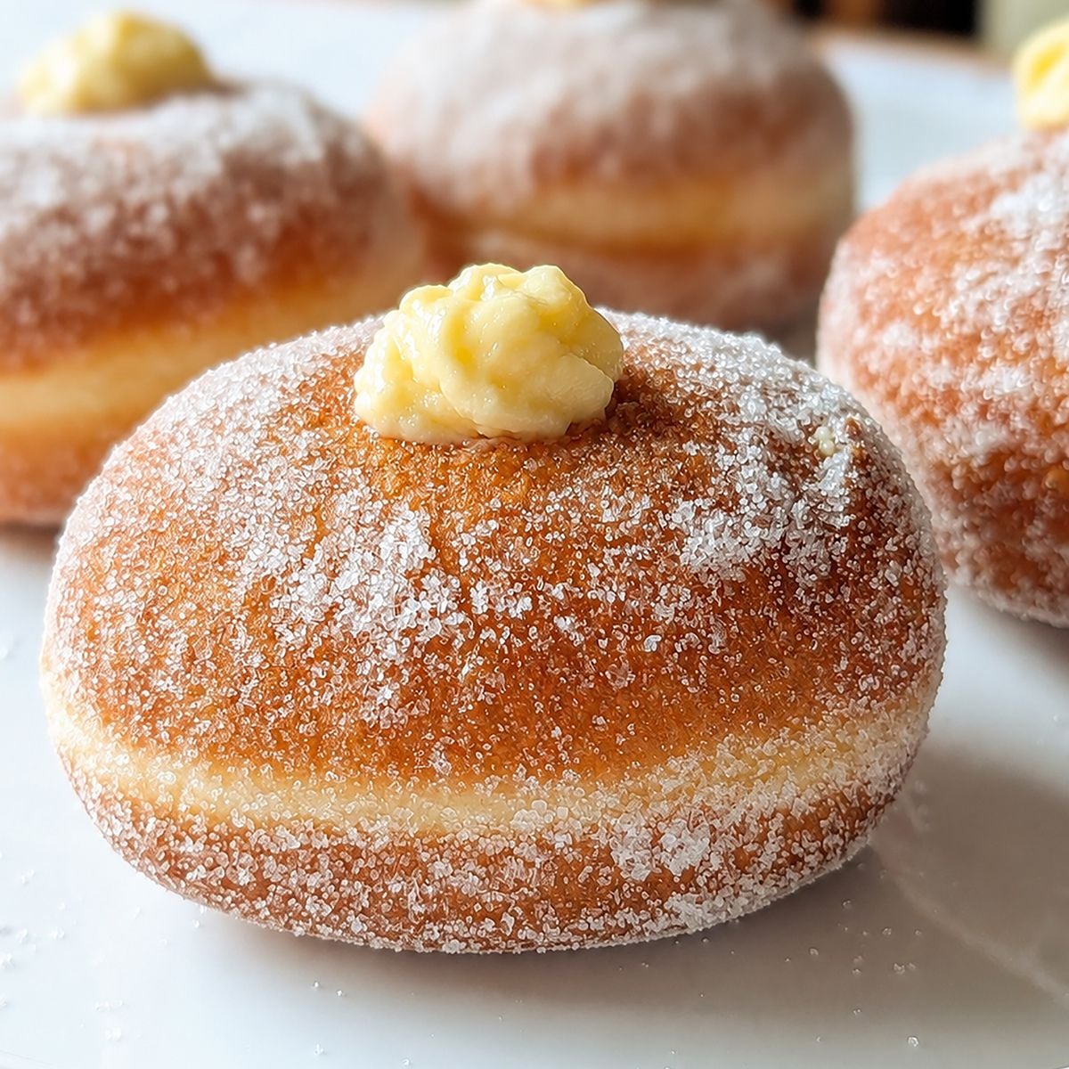 Bomboloni alla Crema Recipe (Italian Cream-Filled Donuts)