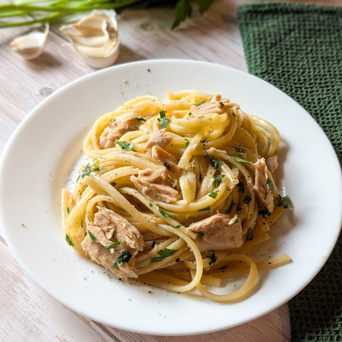 Linguine with Tuna and Lemon