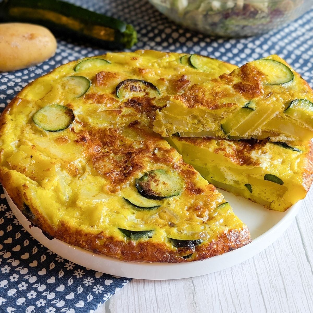 Zucchini and Potato Frittata Recipe