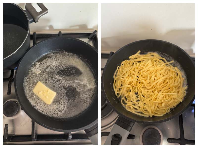 authentic fettuccine alfredo recipe step 2