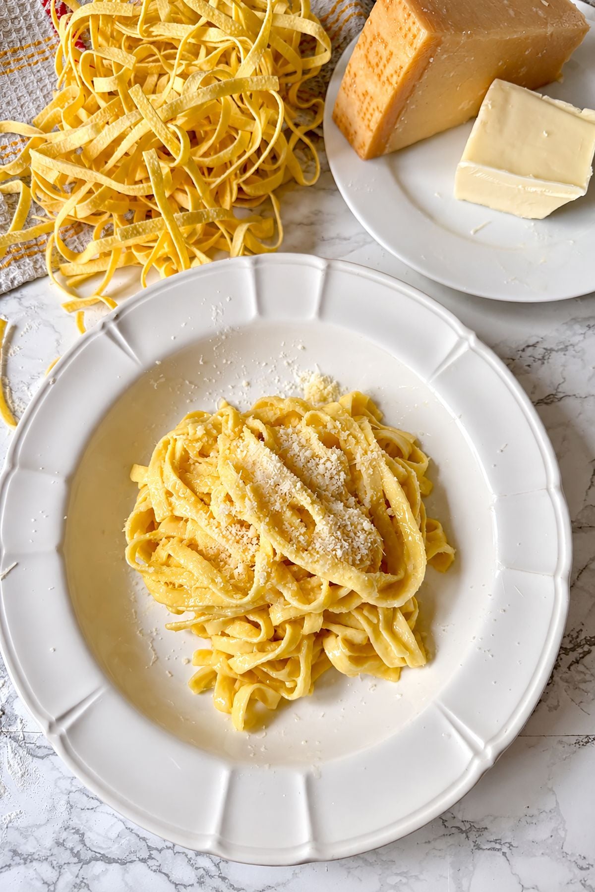 authentic Italian fettuccine alfredo