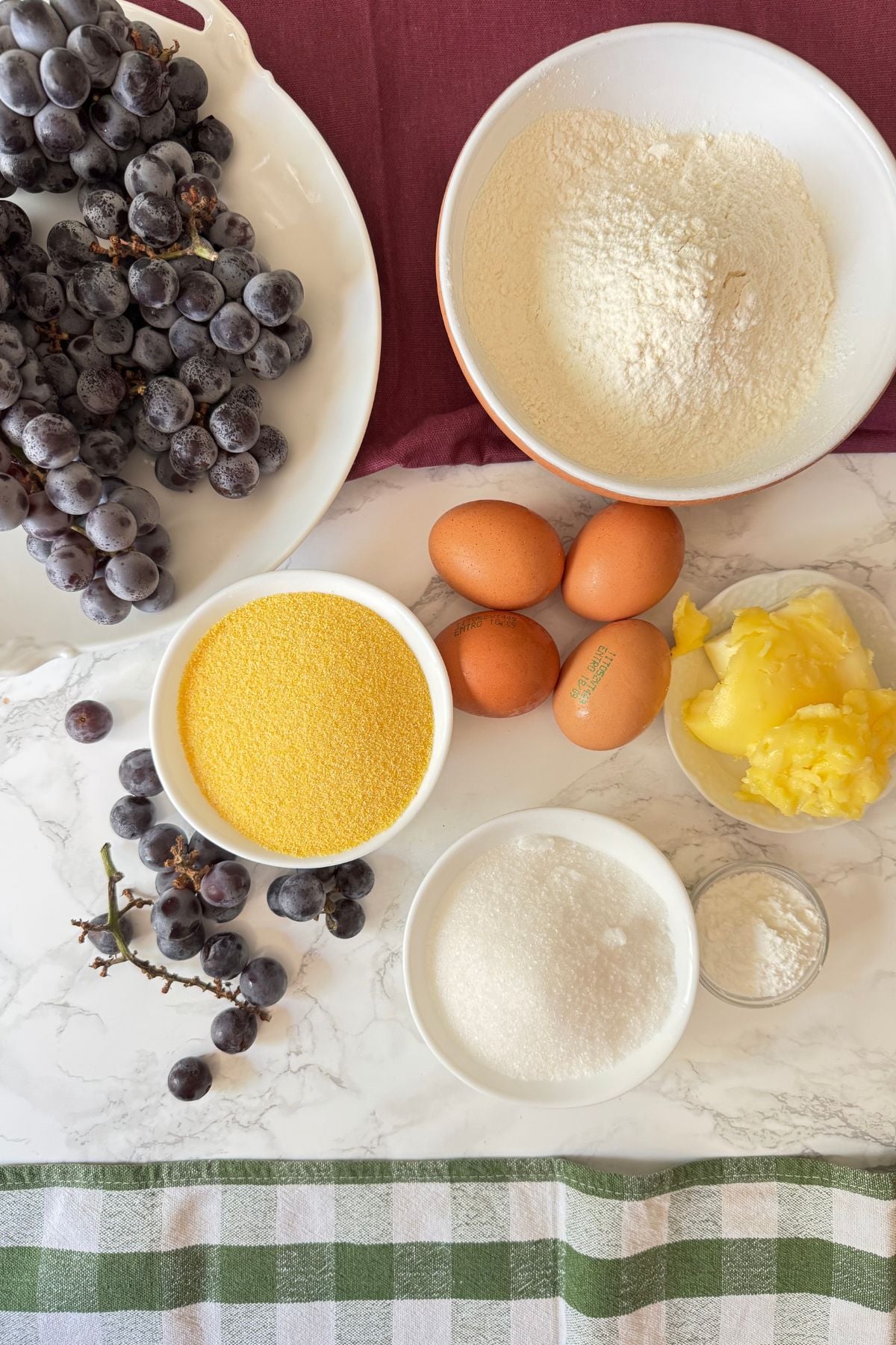 ingredients for torta bertolina recipe