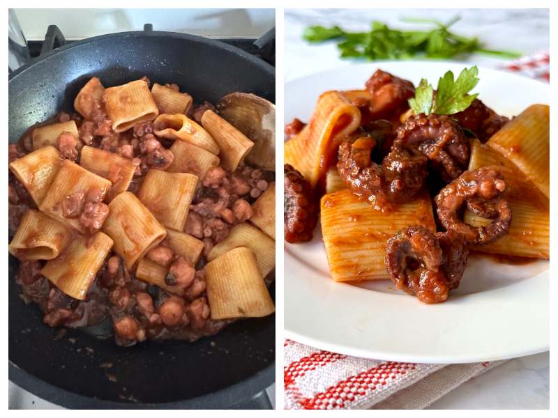 paccheri with octopus ragu step 6