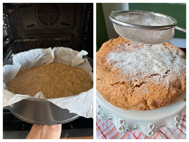 Italian almond cake recipe step 7