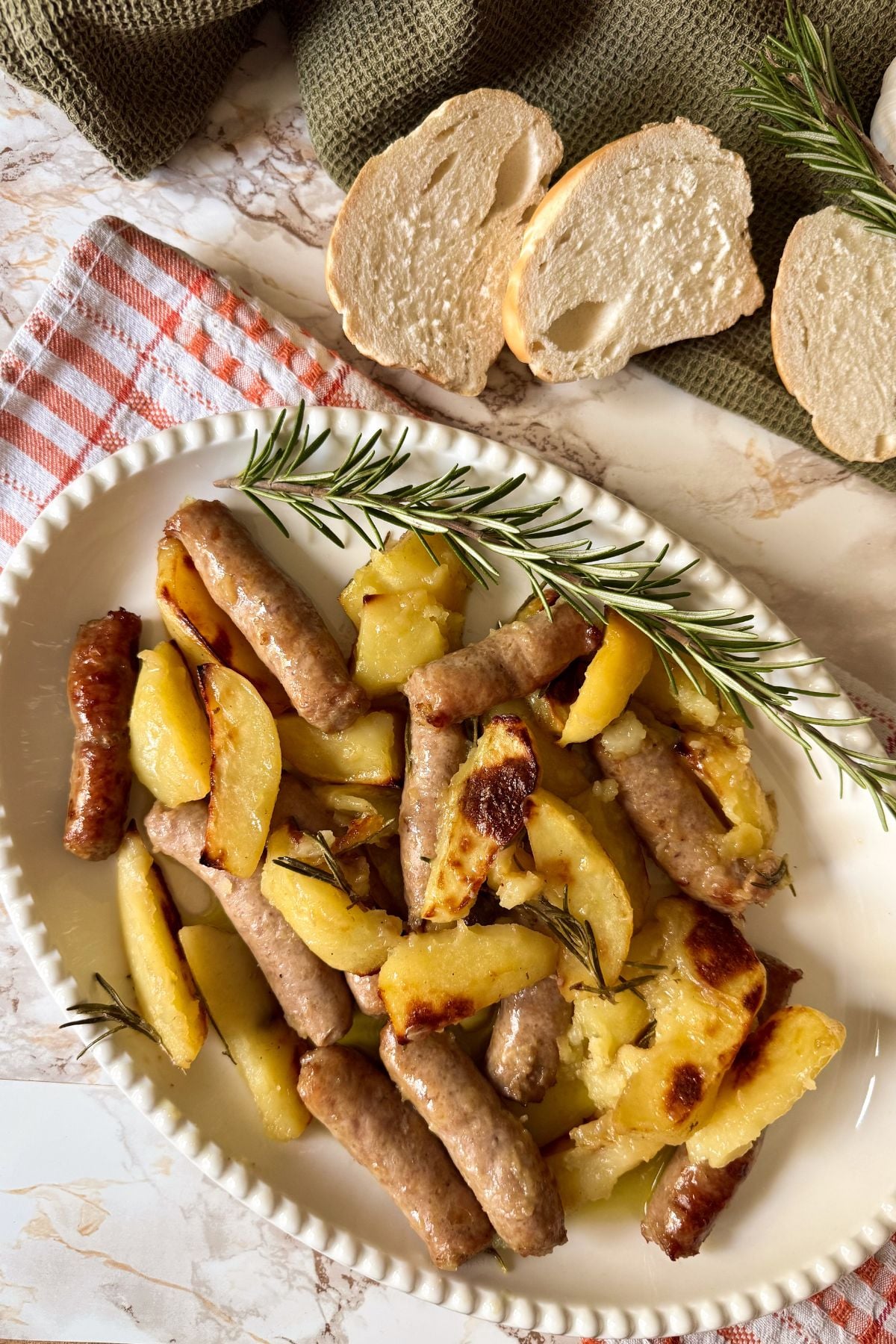 Italian sausage and potatoes