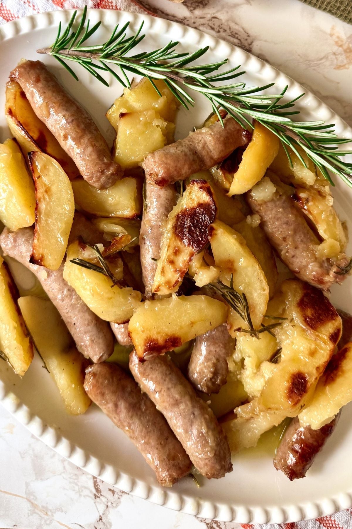 Italian sausage and potatoes
