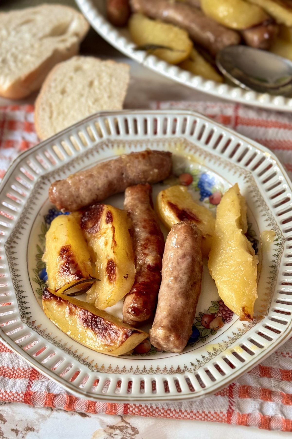 Italian sausage and potatoes
