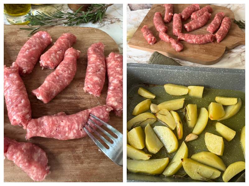 Italian sausage and potatoes step 4