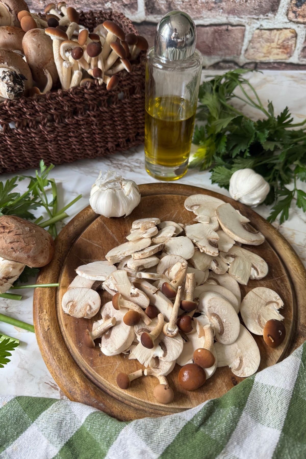 Italian sautéed mushrooms ingredients